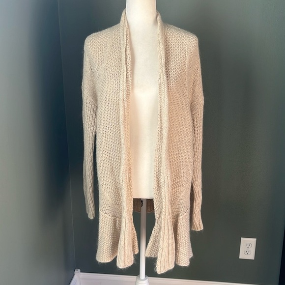The Fisher Project Eileen Fisher Linen Mohair Blend Knit Open Cardigan - Picture 1 of 10